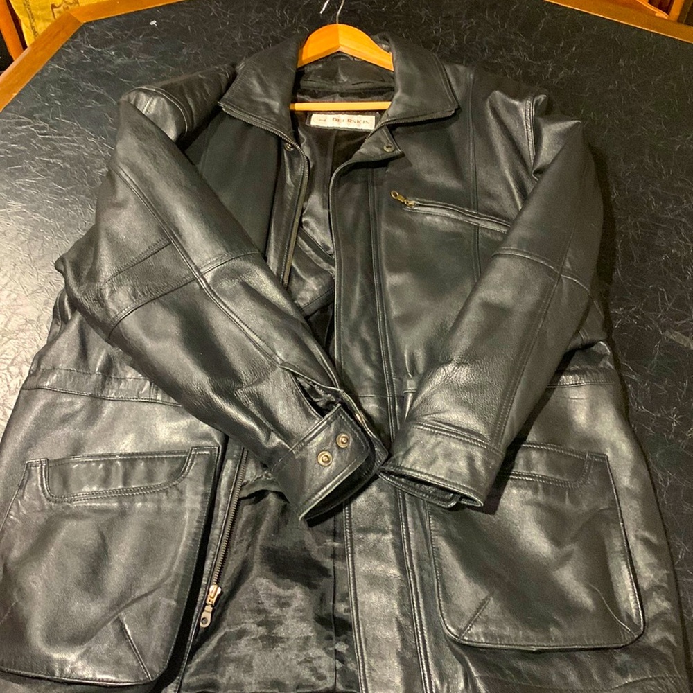 100% Leather Deerskin Women’s XL Coat